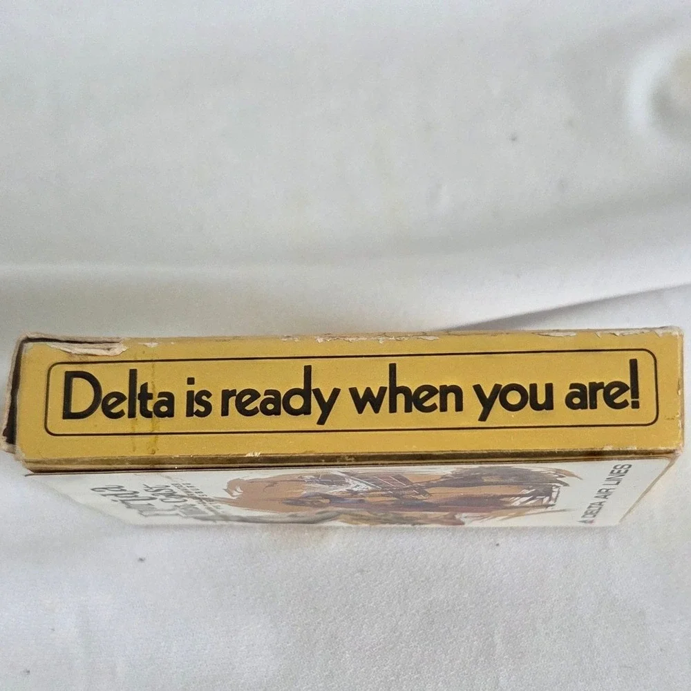 Vintage Delta Air Lines Playing Cards Florida West Coast, Tampa Clearwater